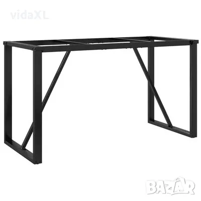 vidaXL Крака за трапезна маса, O-рамка, 120x60x73 см, чугун(SKU:357886, снимка 1