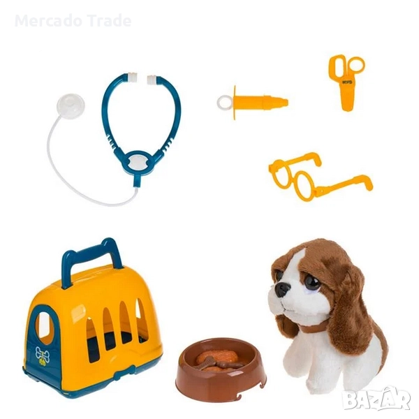Кученце с чанта Mercado Trade, С аксесоари за игра, снимка 1