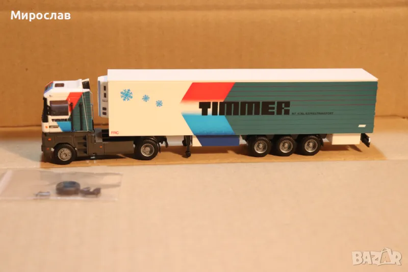 AMW 1:87 H0 RENAULT MAGNUM КАМИОН TIR МОДЕЛ ВЛЕКАЧ, снимка 1