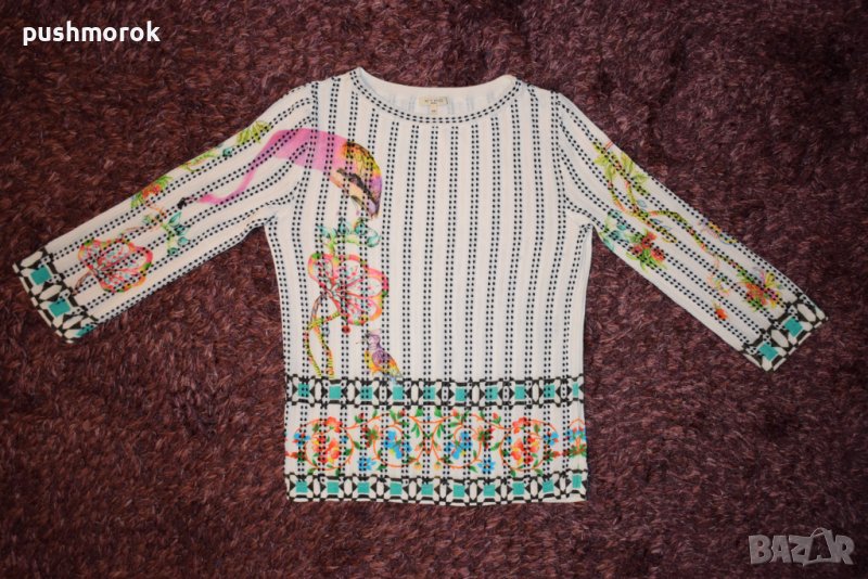 ETRO Milano Cotton / Viscose Knit Top Blouse 44 / #00178 / , снимка 1