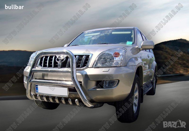 Ролбар, Булбар за TOYOTA Land Cruiser 120 2002-2009г, снимка 1