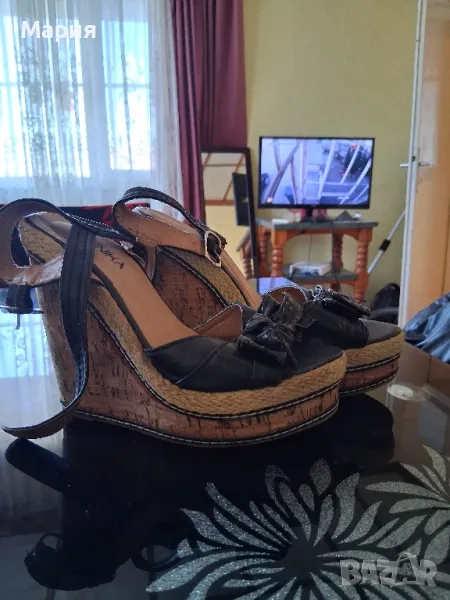 дамски сандали на платформа , снимка 1