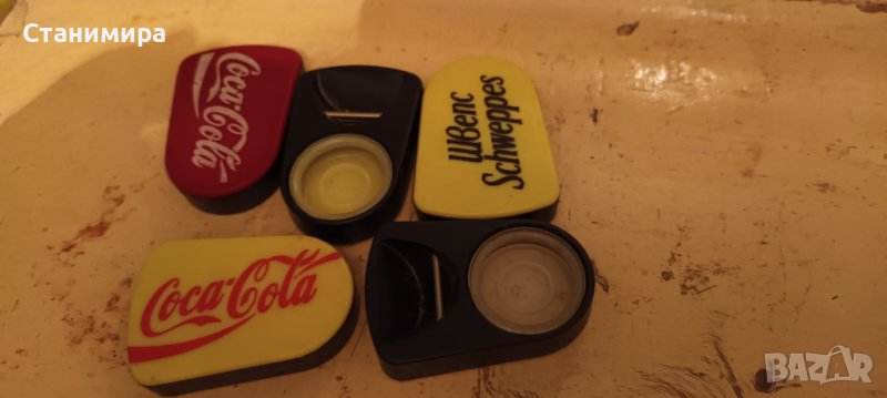 отварачки за бутилки с капачка - пластмасови, ретро, снимка 1