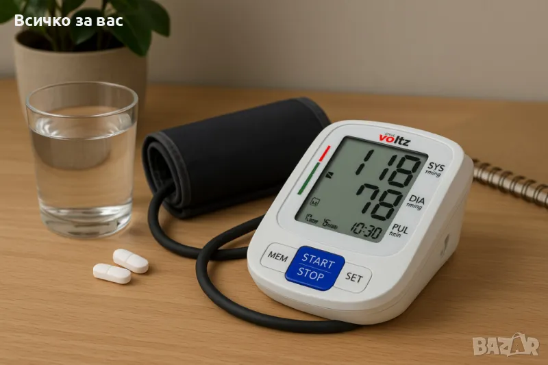 🩺 Апарат за кръвно налягане Voltz – Прецизност и удобство за вашето здраве! 🩺  💡 Цена: 50,90 лв. , снимка 1