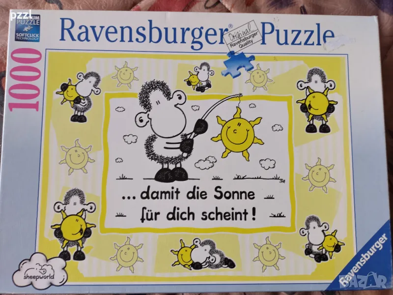 [Неналичен] Пъзел "The sun shines for you" Sheepworld 2006г.1000 части, снимка 1