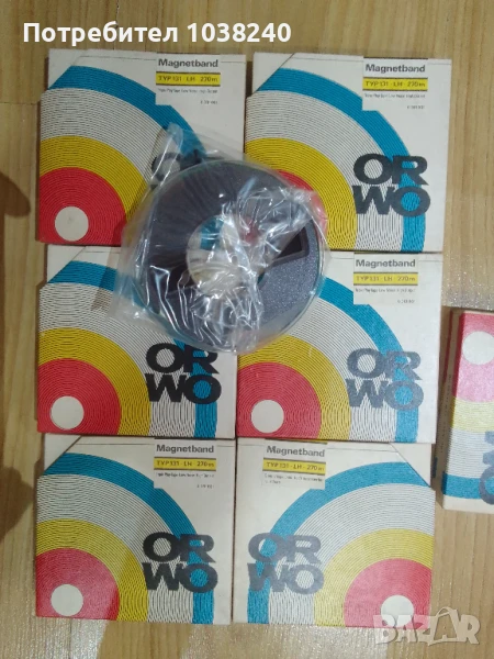 НОВИ МАГНЕТОФОННИ РОЛКИ И ЛЕНТИ ОРВО, снимка 1
