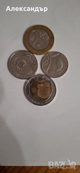 Лот монети в обръщение 2018 г. република Молдова, снимка 1