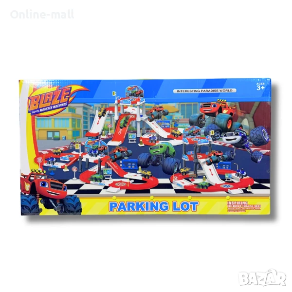 Паркинг с писта Пламъчко и машините – 2 нива, 2 коли, хеликоптерна площадка, снимка 1