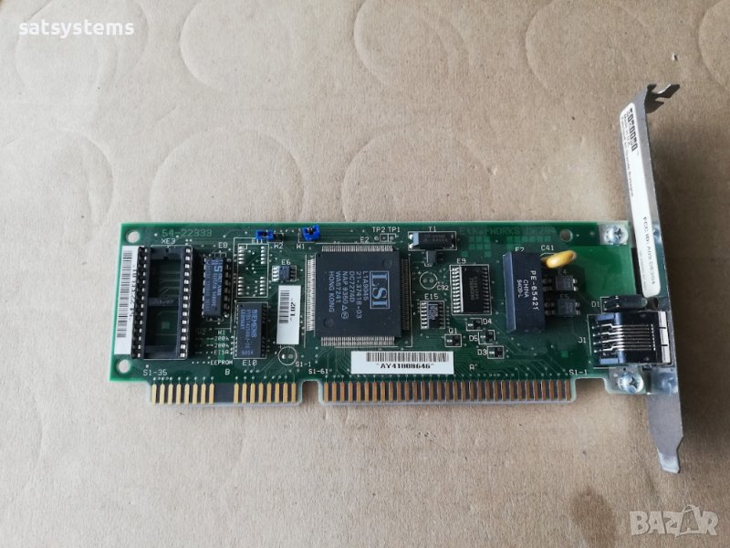 Digital Equipment Corporation (DEC) DE204 EtherWorks 16-bit ISA Ethernet Adapter Card, снимка 1