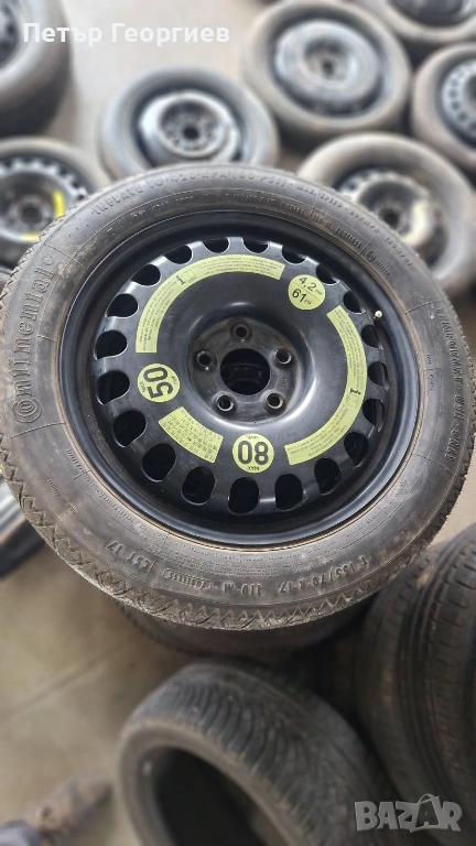 Резервна Гума Патерица за МЕРЦЕДЕС  CLS W219  5х112х66.6-17 цола, снимка 1