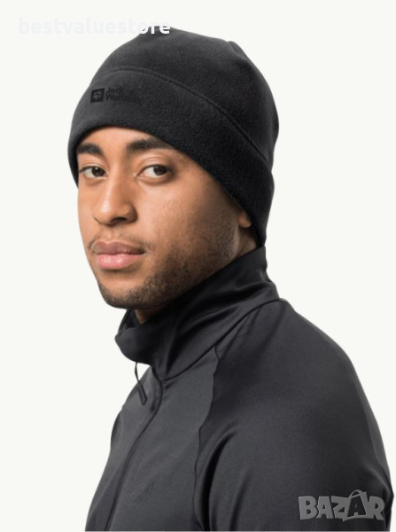 Jack Wolfskin Шапка Vertigo Черна, снимка 1