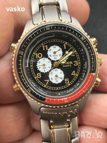 Titan,кварц,перфектен, снимка 6 - Мъжки - 52502524
