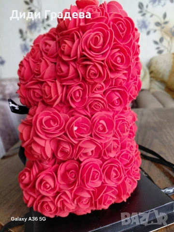 Мече от рози, снимка 2 - Романтични подаръци - 53980534