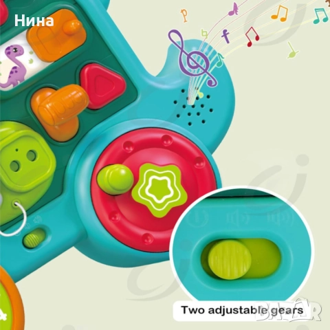 Бебе динозавърче със забавни дейности, музика и светлина, снимка 5 - Образователни игри - 51715711