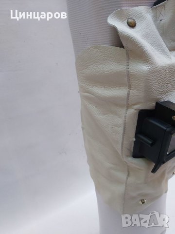 OPTREL/ОПТРЕЛ кожен сгъваем шлем DIN5-13 реален цвят, снимка 2 - Други машини и части - 37665298