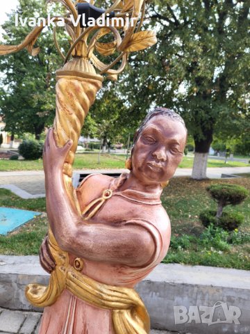 Италиански бароков лампион , снимка 2 - Лампиони - 37858444