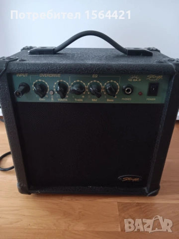 Усилвател STAGG 10GA, музикално кубе за китара, снимка 7 - Ресийвъри, усилватели, смесителни пултове - 53185879