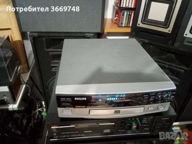 Продава се записващ плеър PHILIPS CDR 560 , снимка 3 - Други - 54006843