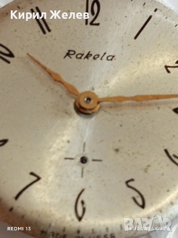 Лот 3 броя стари механизми с циферблат СССР за части КОЛЕКЦИЯ 29237, снимка 3 - Антикварни и старинни предмети - 54142712