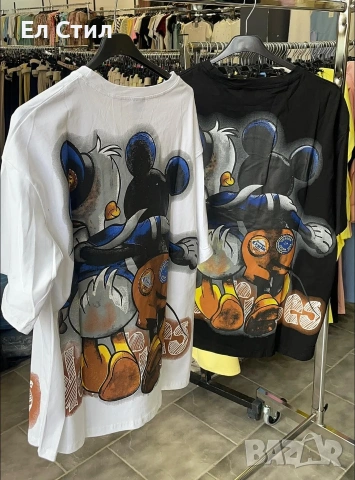 🩷Овърсайз памучни тениски свободен модел Универсален размер 32€🩷, снимка 7 - Тениски - 54159228