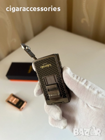 Запалка Lubinski с двоен пламък и вграден пънч, снимка 5 - Запалки - 52812874