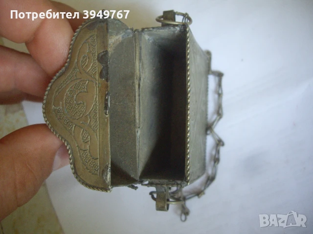 Отлично запазена стара и красива барутница., снимка 3 - Антикварни и старинни предмети - 50676503