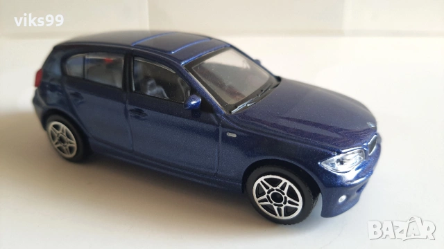 Bburago BMW 1 Series 120d - Мащаб 1:43, снимка 6 - Колекции - 54319441