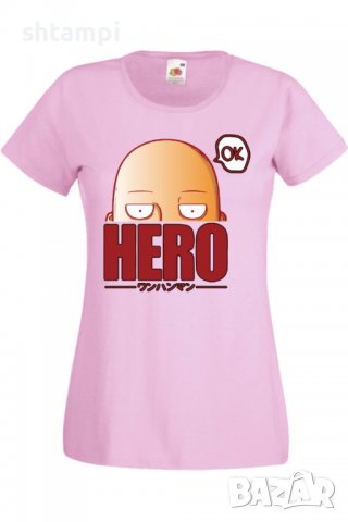 Дамска тениска One Punch Man 01,Анимация,игра,Празник,Повод.