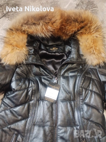 Яке естествена кожа, снимка 3 - Якета - 52590357
