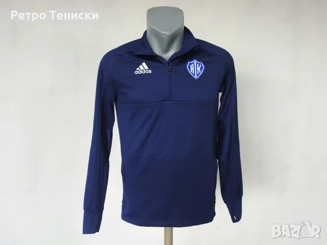 Тениска на Hik • тренировъчен модел • adidas • синьо • размер L • Деца