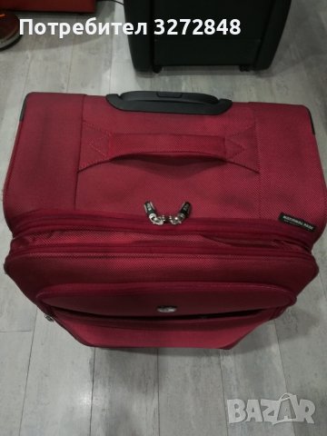 Куфар на колелца с телескопична дръжка - H-line, снимка 6 - Куфари - 42683396