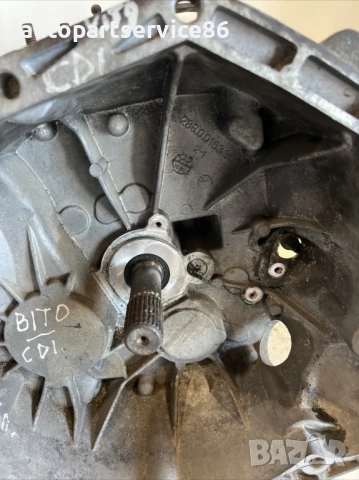 Ръчна скоростна кутия 5 скорости 2.2 CDI за Mercedes W638 Vito (1999-2002) A6382602300, снимка 3 - Части - 54164424