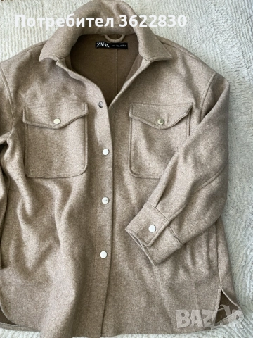 Кафяво есенно яке ZARA