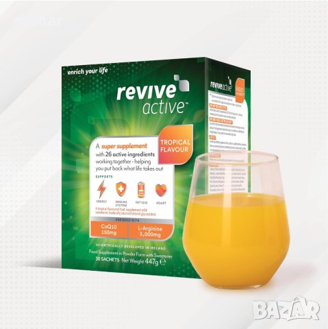 Revive Active Мултивитамини за цялостното здраве и имунната система - 30 сашета, снимка 7 - Хранителни добавки - 44207862