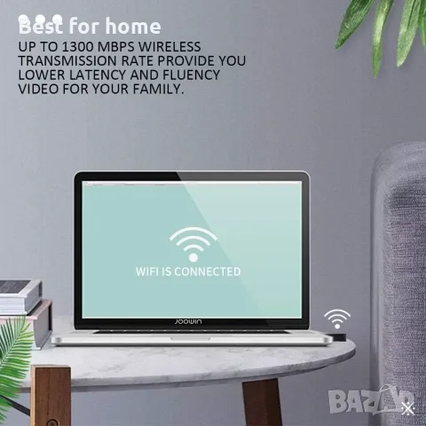 USB WiFi адаптер USB 3.0 1200mbps двубандов мини безжичен мрежов адаптер , снимка 8 - Друга електроника - 56132880