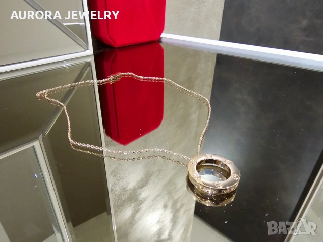 CARTIER Love Rose Gold Large Pendant Дамскo Колие, снимка 8 - Колиета, медальони, синджири - 53238709