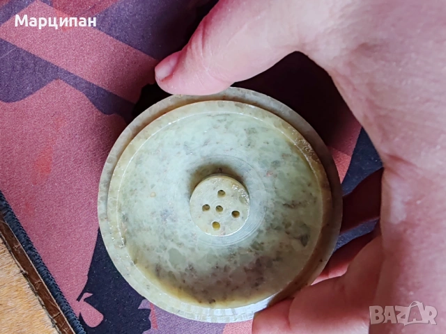 Каменна кутийка-поставка за ароматни пръчици, снимка 4 - Декорация за дома - 53147602