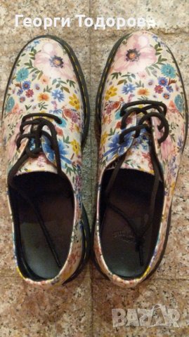 Dr.Martens flowers дамски обувки 42 номер носени един път, снимка 3 - Дамски ежедневни обувки - 38267938