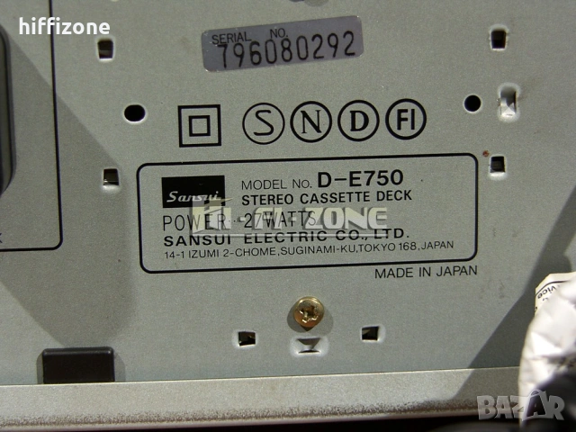 ДЕК    Sansui d-e750 , снимка 9 - Декове - 54342689