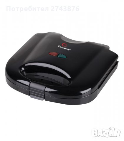 САНДВИЧ ТОСТЕР EK-7061 M - тостер за сандвичи ЕЛЕКОМ, снимка 1