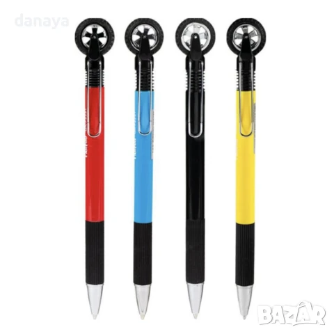 6014 Антистрес химикалка с въртящо колело, снимка 4 - Ученически пособия, канцеларски материали - 51079248