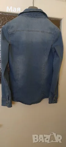 Дамска дънкова риза, снимка 4 - Ризи - 56008373