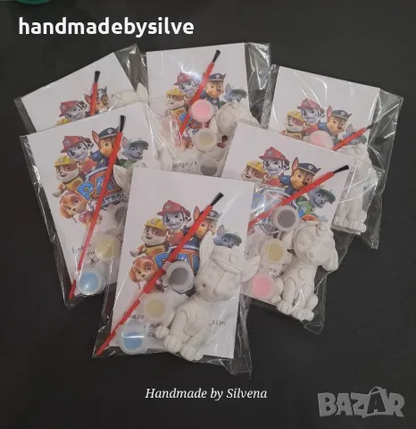 гипсови фигурки за оцветяване Пес патрул