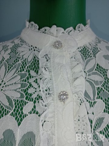 Дантелена риза Vero moda M нова , снимка 8 - Ризи - 37032751