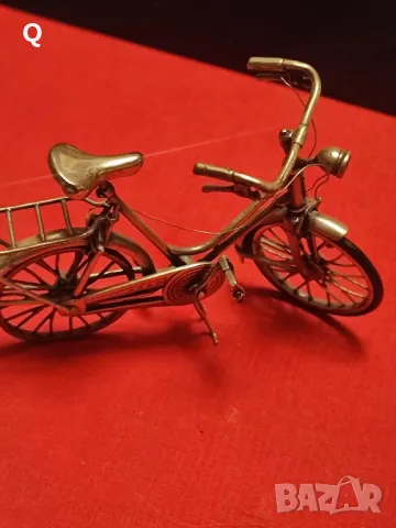 сребърна миниятура колело , снимка 4 - Колиета, медальони, синджири - 50368117