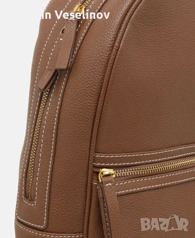 Чисто нова мъжка чанта Ted Baker Leather backpack Pebbled, снимка 2 - Чанти - 56039006