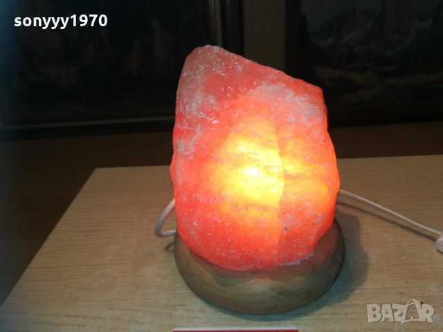 salzkristall lampe germany 1602211902, снимка 1 - Колекции - 31840962