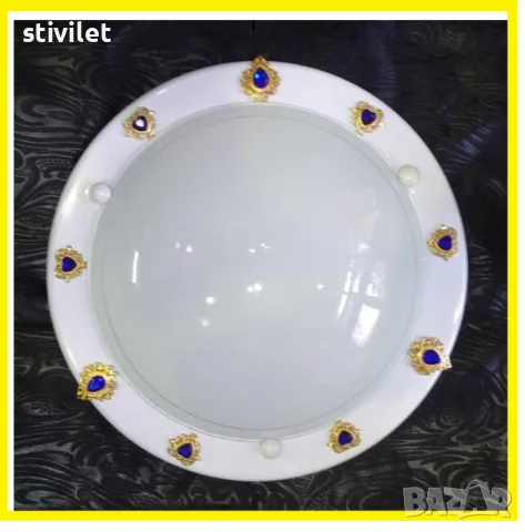 ПЛАФОН СЪРЦЕ + СИНЯ КАПКА  - НОВО- 3D ЕФЕКТ.