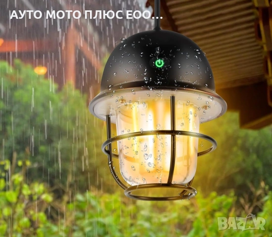 Преносима акумулаторна LED лампа с кабел за зареждане., снимка 5 - Къмпинг осветление - 53924783