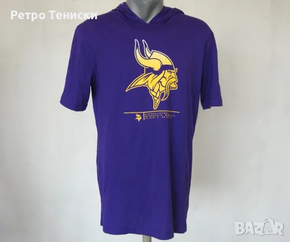 Тениска на Minnesota Vikings • NFL • лилаво • размер L • Мъже, снимка 2 - Други спортове - 56319778